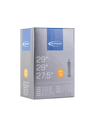 SCHWALBE | Fahrradschlauch Nr.19 DV40 (27.5"/28"/29") | 